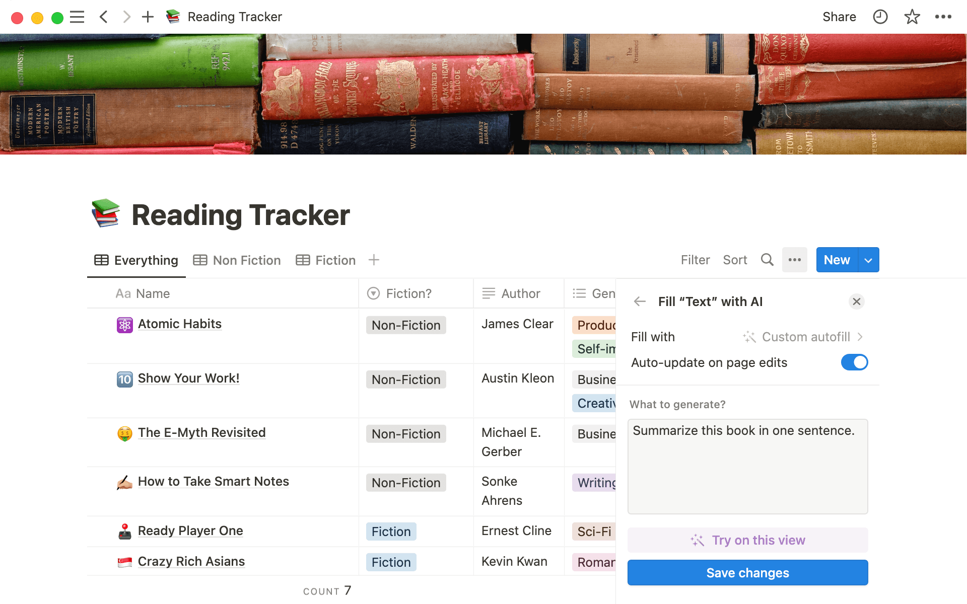 AI reading list hero
