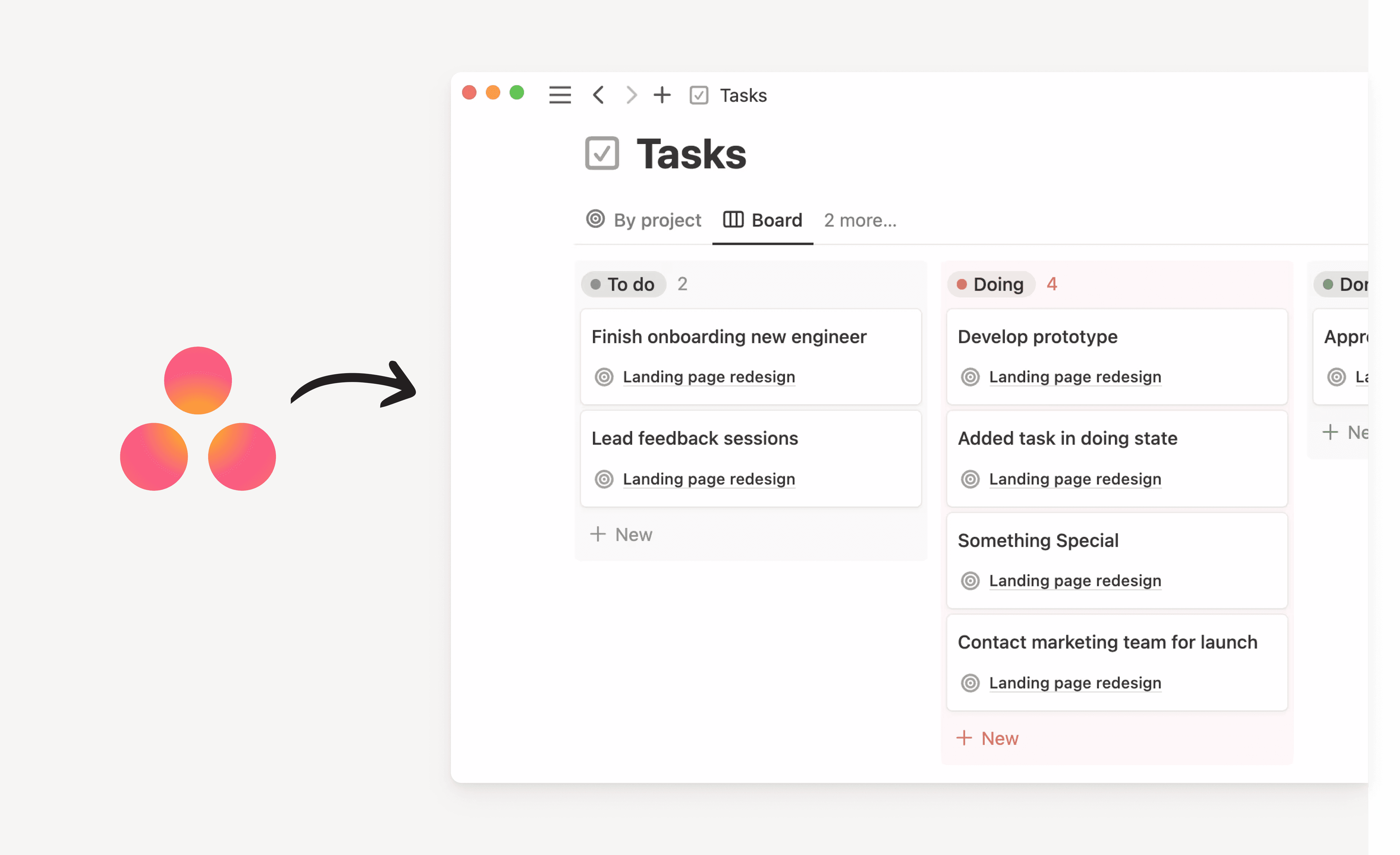 Migrating projects from Asana to Notion using the Asana importer tool
