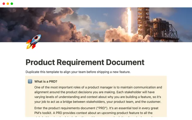 Product Requirement Document