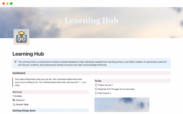 Learning Hub