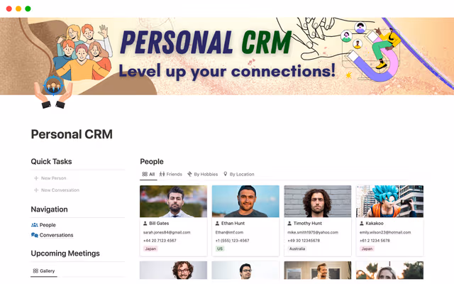 Personal CRM